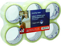 CLEAR TAPE 6PK 1.9X55 #2662