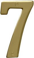 HY-KO 5 POLISHED BRASS NUMBER 7