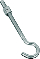 National Hardware 2162BC Series N221-689 Hook Bolt, 5/16 in Thread, Steel,