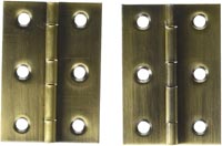 NATIONAL HINGE NRW BRASS 2IN