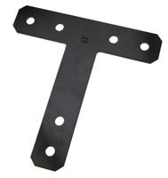 NATIONAL T PLATE BLK 12X12X3/16