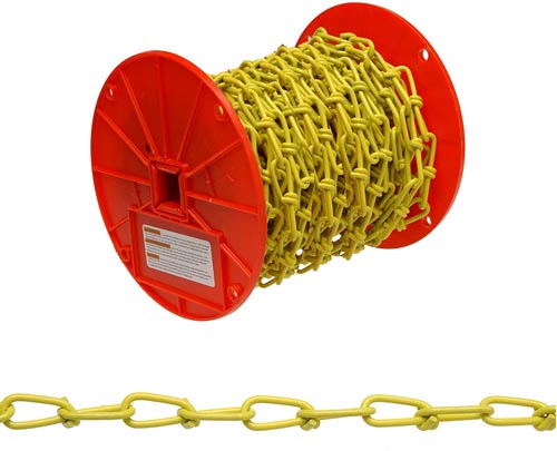 CHAIN DBL/LOOP INCO 2/0 YELLOW