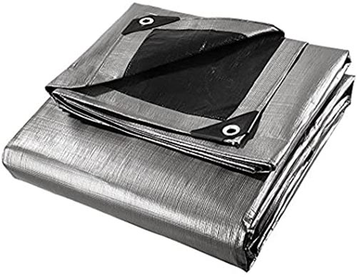 TARPAULIN 12X 20 SILVER/BLACK