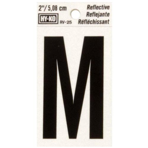 HY-KO 1 REFLECTIVE LETTER #M