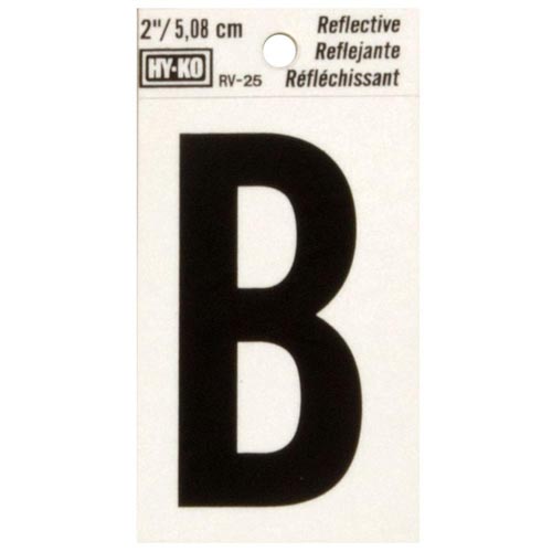 HY-KO 2 REFLECTIVE LETTER B