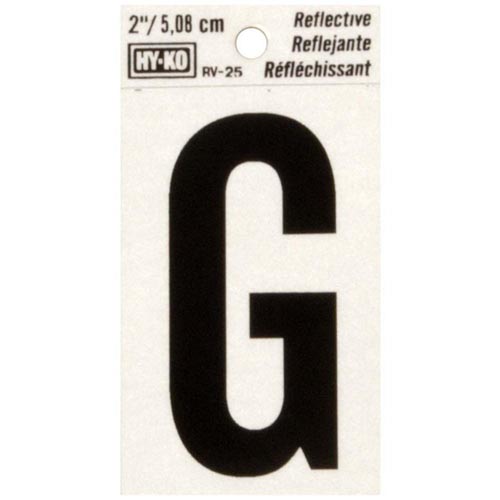 HY-KO 2 REFLECTIVE LETTER G