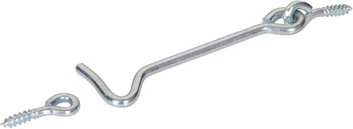 NATIONAL GATE HOOK/EYE ZP 5IN