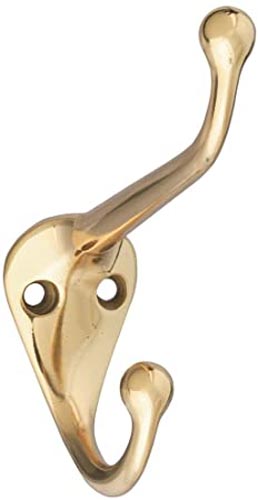 NATIONAL COAT/HAT HOOK BRASS