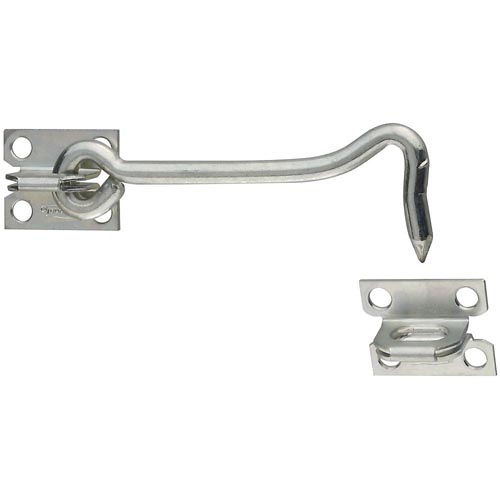 NATIONAL GATE HOOK/EYE ZP 4IN