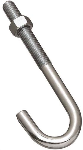 NATIONAL J-HOOK BOLT 1/2X6IN ZN