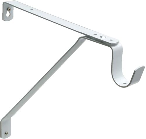 SHELF ROD BRACKET WHITE