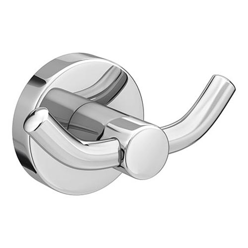 DOUBLE ROBE HOOK CHROME