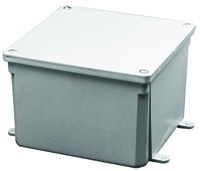 Carlon E989NNJ-CAR Molded Junction Box, Surface Mounting, PVC