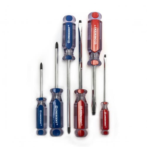 CRESCENT 6 PIECE SCREWDRIVER SET