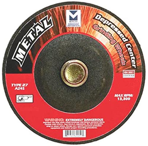 MERCER METAL GRINDING WHEEL D.P