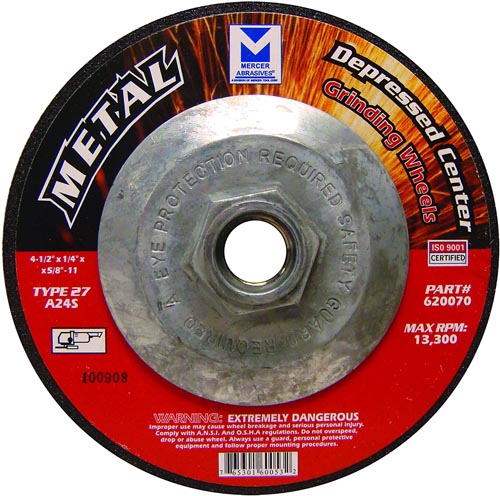 MERCER GRINDING WHEEL 4-1/2