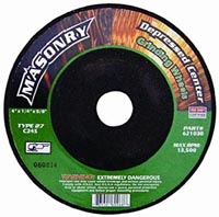 MERCER MASONRY GRINDING WHEEL 7