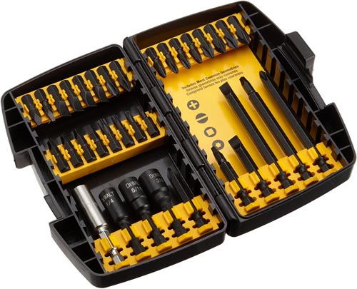 DeWALT DW2153 Screwdriver Bit Set, HCS, Black Oxide, For Drill and Driver