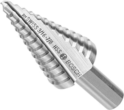 BOSC HSS STEP DRILL BIT 3/16-7/8