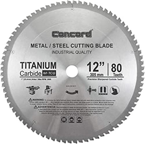 TCT SAW BLADE 12 80T ALUMINUM TC