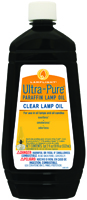 Ultra-Pure 60014 Odorless Sootless Smokeless Lamp Oil, 18 oz, Clear, Liquid