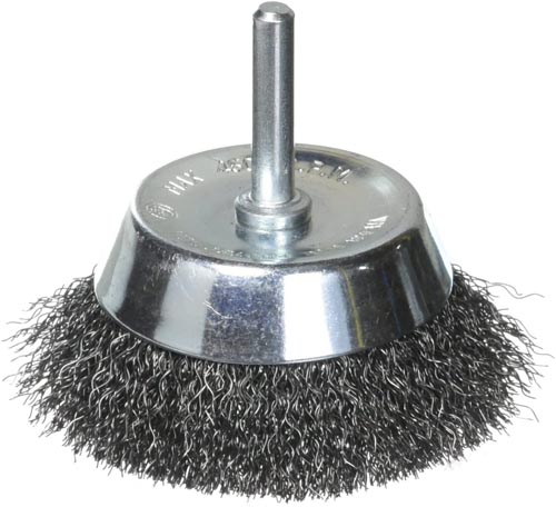 WIRE BRUSH CRIMPED CUP 2-1/2