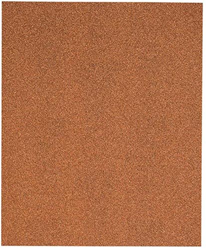 Mercer Industries 205080A Grit 80 D-Weight 9" x 11" Garnet Paper Sheets