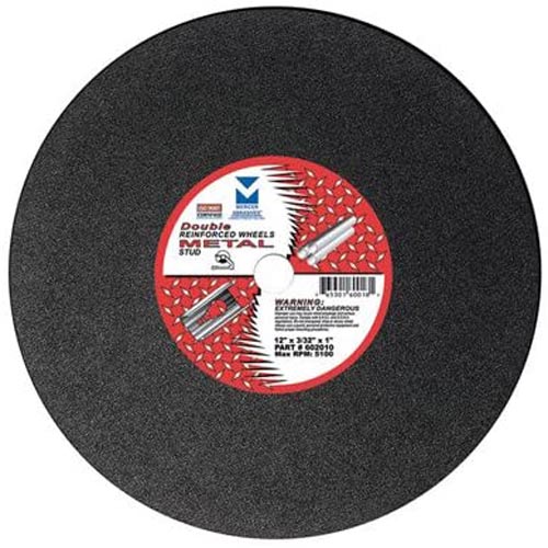 Mercer Abrasives 14 x 1/8 x 1 Chop Saw Wheel - Metal Cutting (10/box)