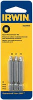 IRWIN 3522031C Power Bit, #1 Drive, Square Recess Drive, 1/4 in Shank, Hex