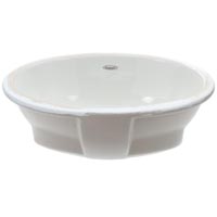 Ovalyn Undermount Bathroom Sink in White