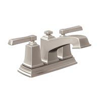 Moen Boardwalk WS84800SRN Bathroom Faucet, 2-Faucet Handle, 3-1/4 in H