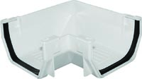 Genova or sub RW103 Raingo White Vinyl Gutter Inside Or Outside Corner