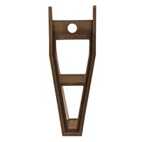 Genova or sub RB112 Raingo Brown Vinyl Gutter Bracket Spacer