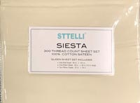 STT SIESTA QUEEN BED SHEET LINEN