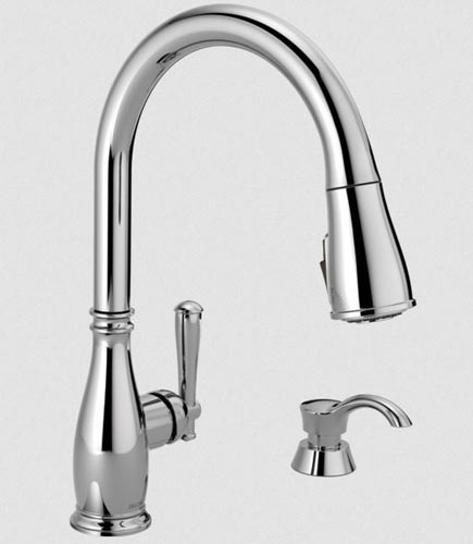 Delta Charmaine Single-Handle Pull-Down Sprayer Kitchen Faucet