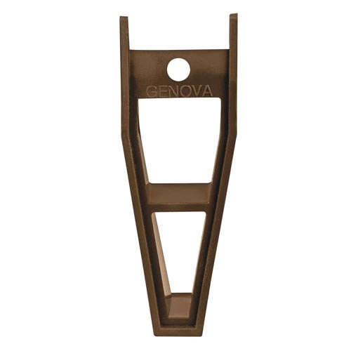 Genova or sub RB112 Raingo Brown Vinyl Gutter Bracket Spacer