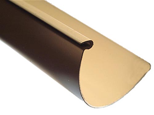 Classic Vinyl 5" Half Round Gutter 10' Brown