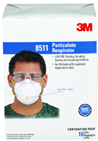 3M 8511 Cool Flow Valve Particulate Respirator