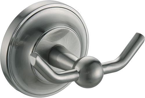 Paradise Bathworks 63428 Elysium Robe Hook, Satin Nickel