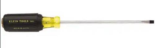 SCREWDRIVER 3/16 X 6 W/RUBBER GR