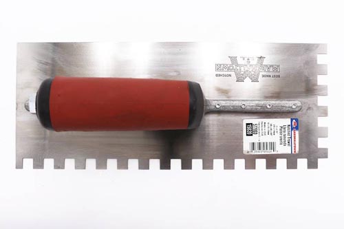 NOTCH TROWEL 3/8X3/8X3/8 #15820