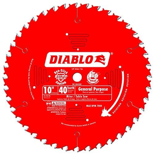 SAW BLADE DIABLO G.P 10-1/4"