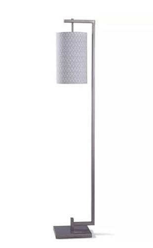 FLOOR LAMP W/DESIGNER SHADE 50"