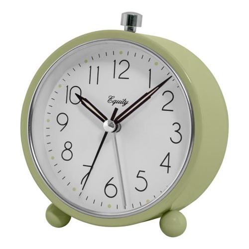 LC ANALOG QUARTZ ALARM CLOCK