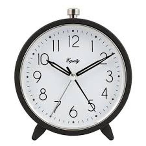 LC ANALOG QUARTZ ALARM CLOCK