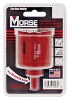 MORSE MHSA16C Hole Saw, 3/8 in Arbor, 1-15/16 in D Cutting, HSS Cutting Edge