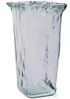 ARTISANA SPANISH GLASS VASE 17X9