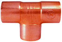 EPC 111 Series 32700 Pipe Tee, 1/2 in Run, Sweat x Sweat Run Connection,