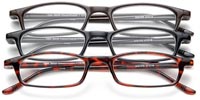 READING GLASSES 1/2 EYE METAL125