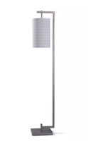 FLOOR LAMP W/DESIGNER SHADE 50"